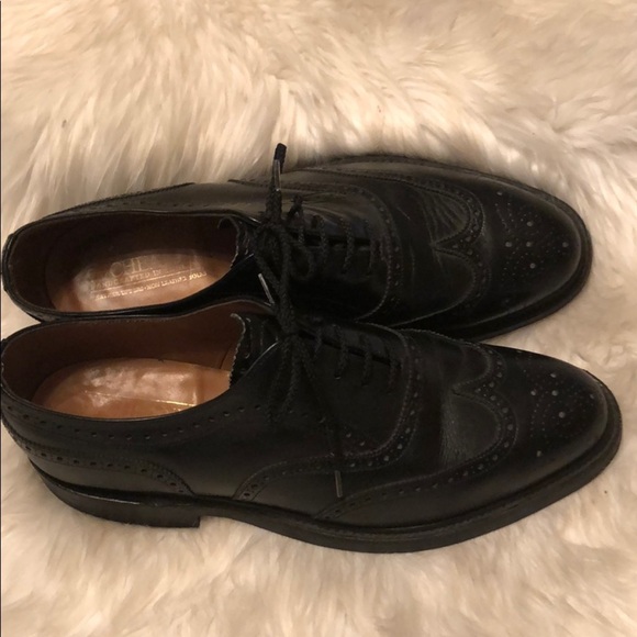CHEANEY Hythe Wingcap Oxford Brogue Black Shoe main image 7